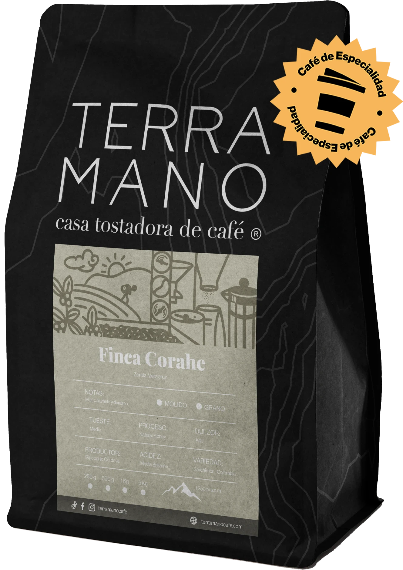 Finca Corahe, Café de Especialidad
