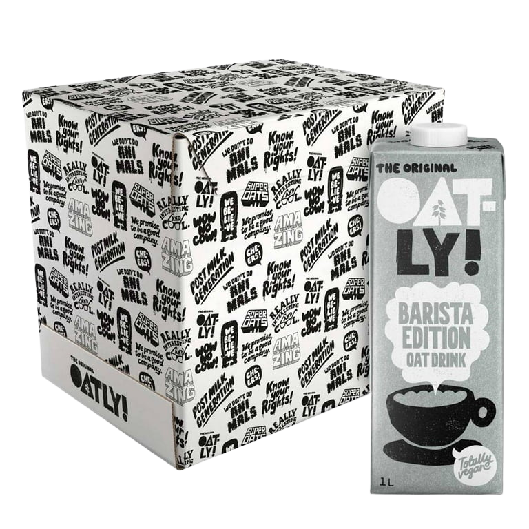 Oatly Barista Bebida con 10% Avena 6 piezas de 1 L c/u