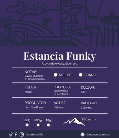 Finca Estancia Funky, Café de Especialidad