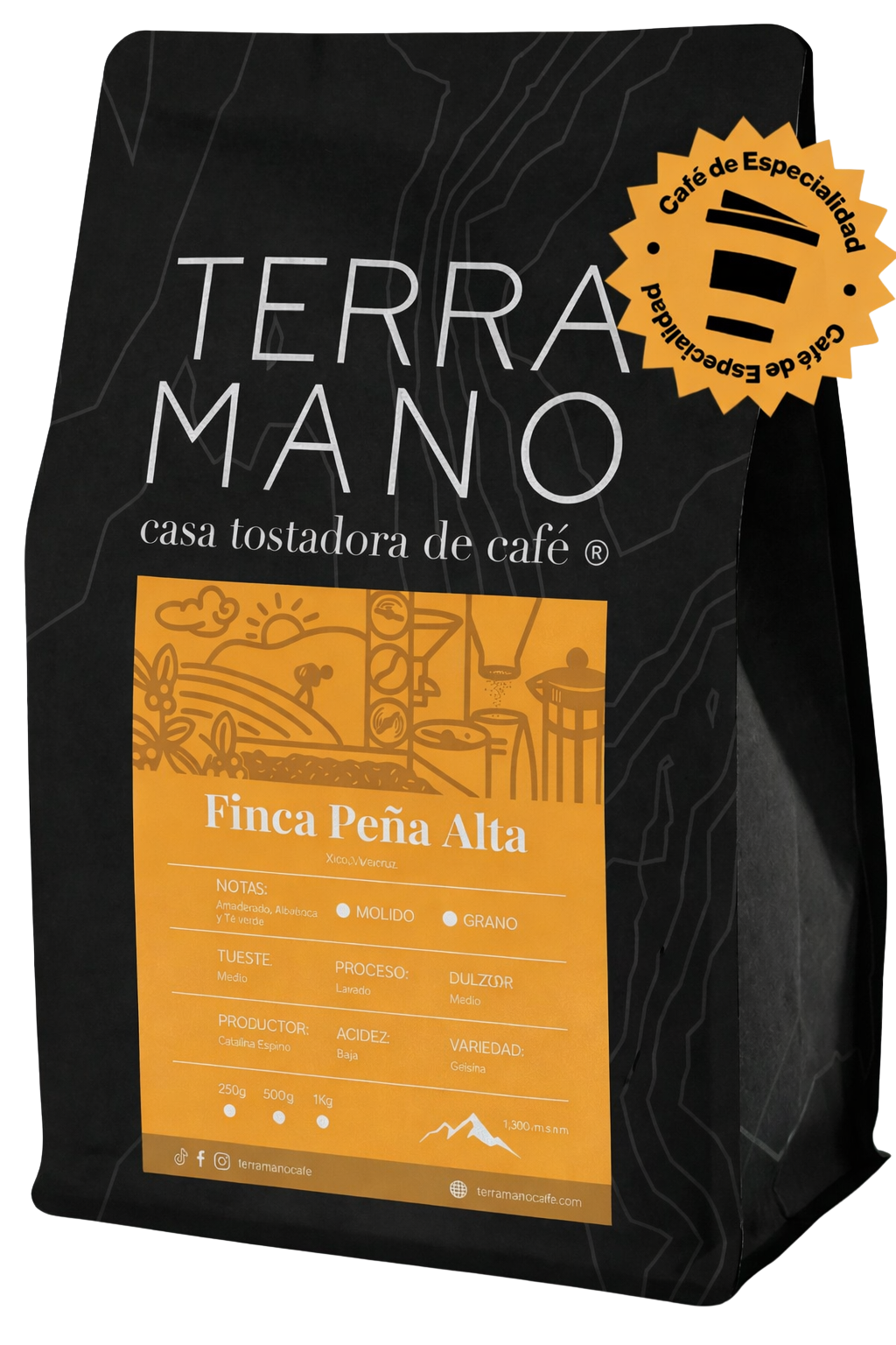 Finca Peña Alta, Café de Especialidad
