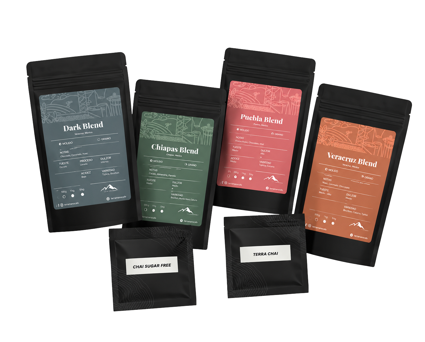 Kit de muestras Terra Mano