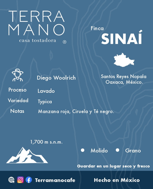 Finca Sinaí Lavado, Café de Especialidad